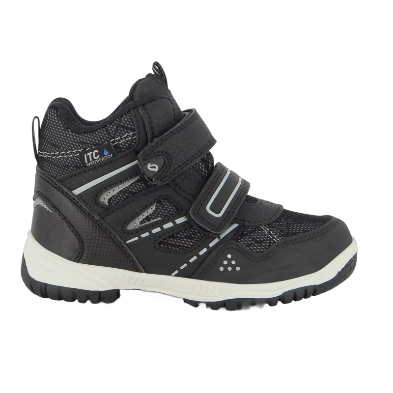 Leaf Kasuri WP Mid Sneakers, Svart, 23