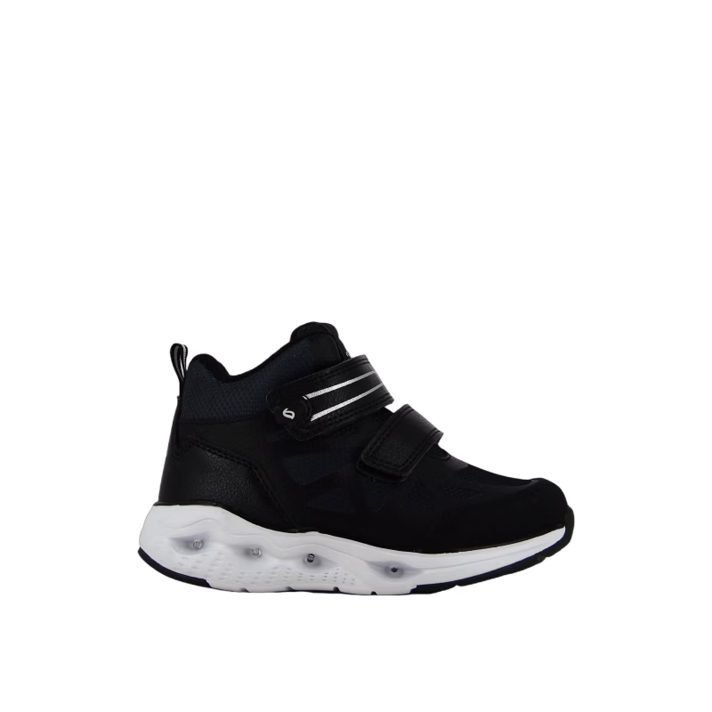 Leaf Kumla  Blinkande Sneakers, Svart, 32