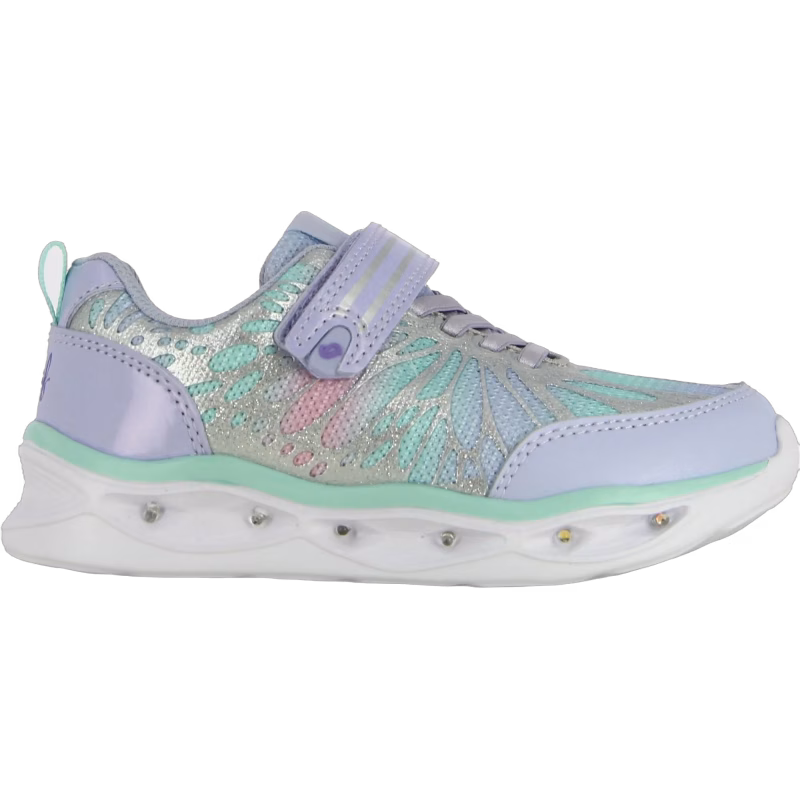 Leaf Malmen Blinkande Sneakers, Lilac, 33