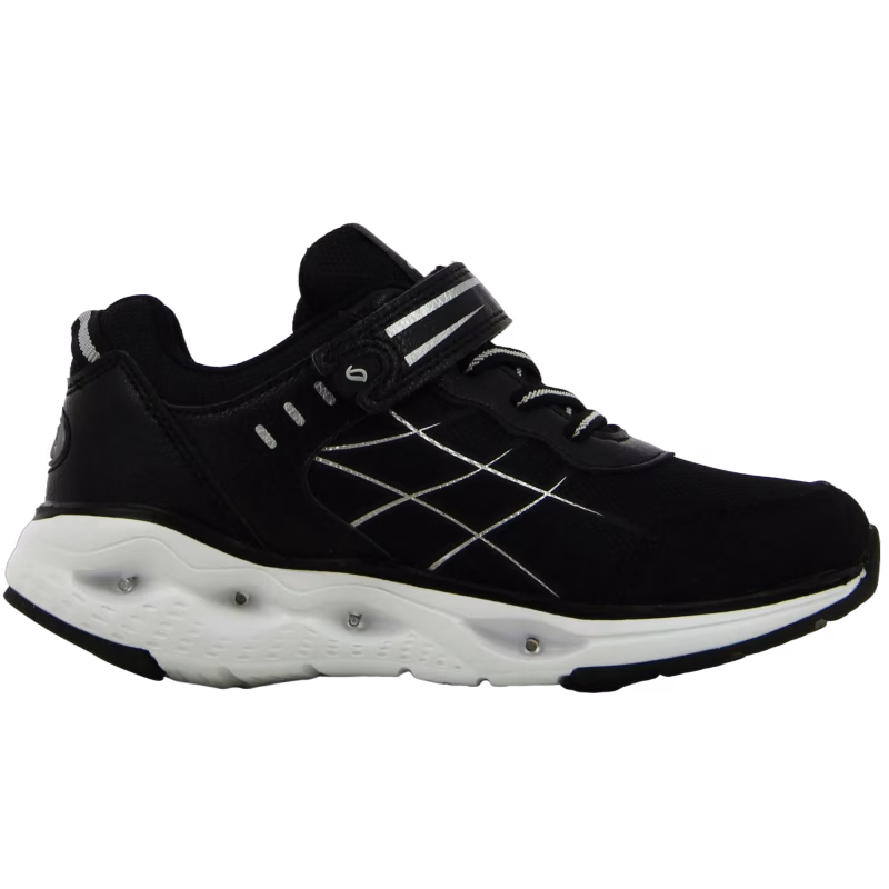 Leaf Samset Blinkande Sneakers, Svart, 30