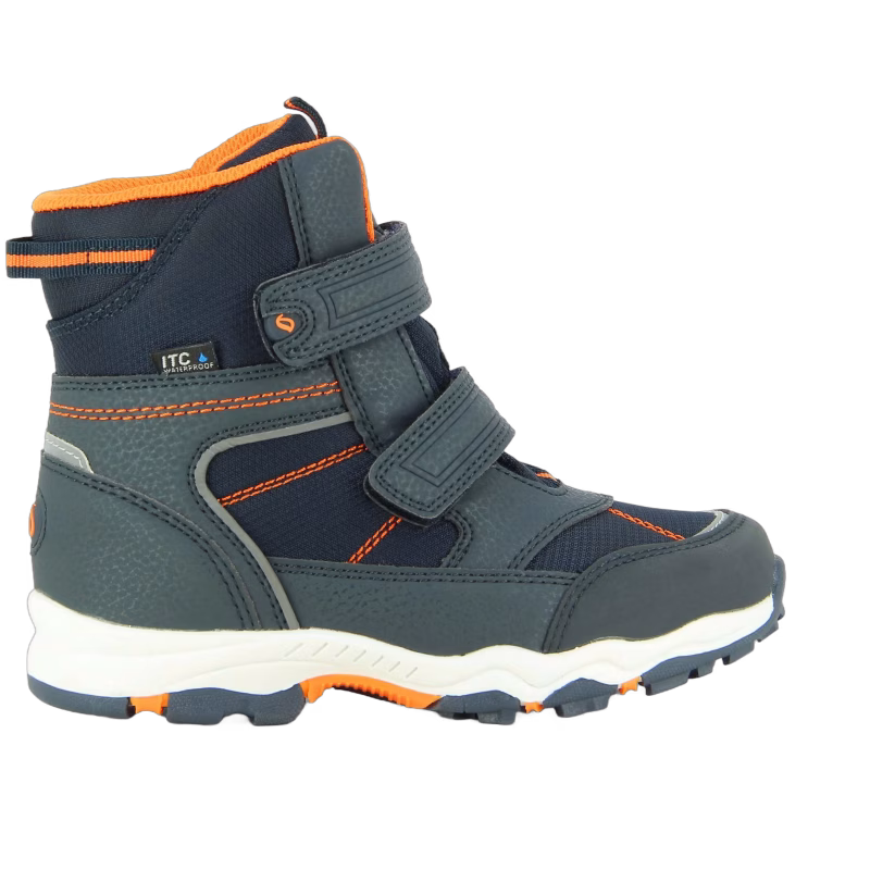 Leaf Siljan Vinterkänga, Navy/Orange, 34