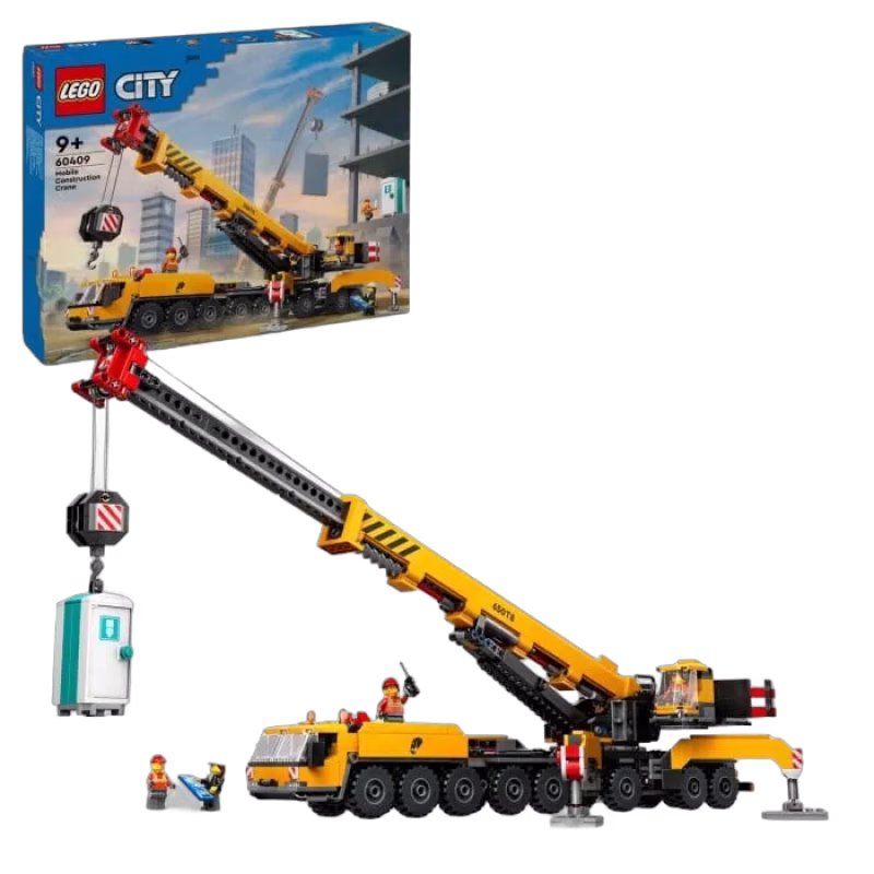 LEGO City Big Vehicles 60409 Gul mobil byggkran
