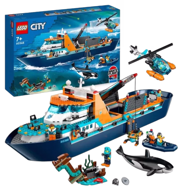 LEGO City Exploration 60368 Polarutforskare och skepp