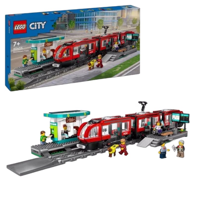 LEGO City Trains 60423 Spårvagn och station
