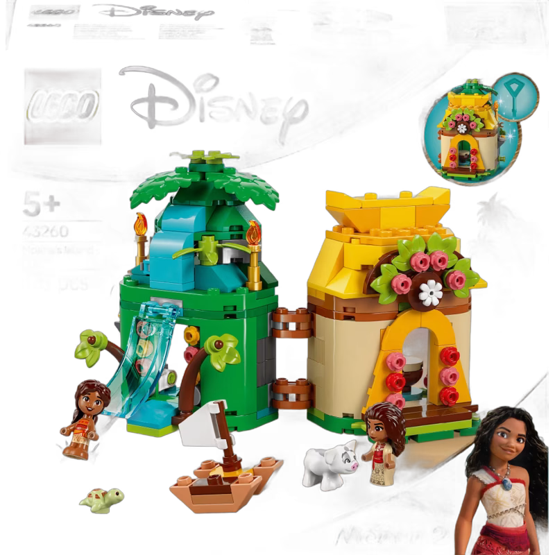 LEGO Disney Princess 43260 Vaianas skoj på ön
