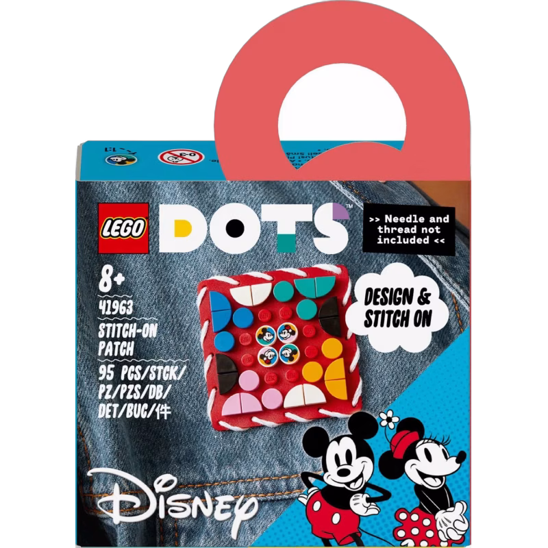 LEGO DOTS 41963 Musse Pigg och Mimmi Pigg – Tygmärke
