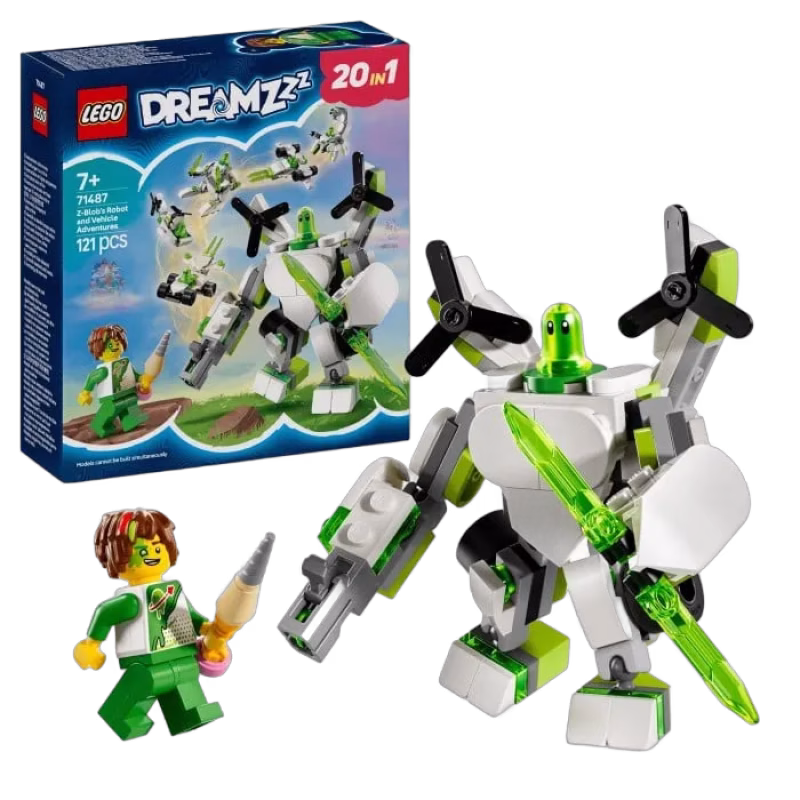 LEGO DREAMZzz 71487 Äventyr med Z-Blob-robot och fordon