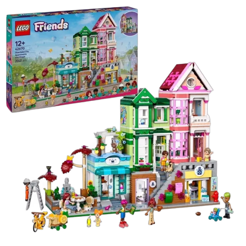 LEGO Friends 42670 Heartlake Citys lägenheter och butiker