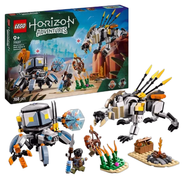LEGO Horizon 77037 Aloy och Varl mot Sköldkryp och Sågtand