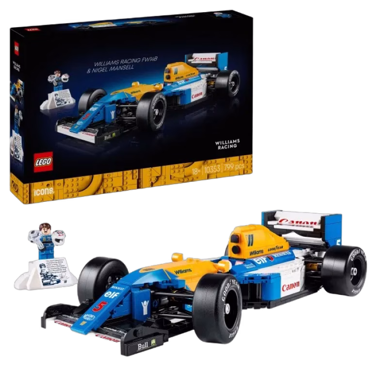 LEGO Icons 10353 Williams Racing FW14B & Nigel Mansell