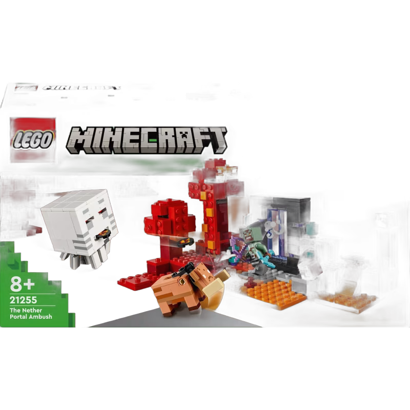 LEGO Minecraft 21255 Attack vid Nether-portalen
