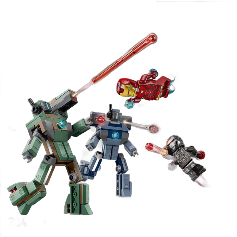 LEGO Super Heroes 76320 Iron Man &  War Machine mot Hammer Drones
