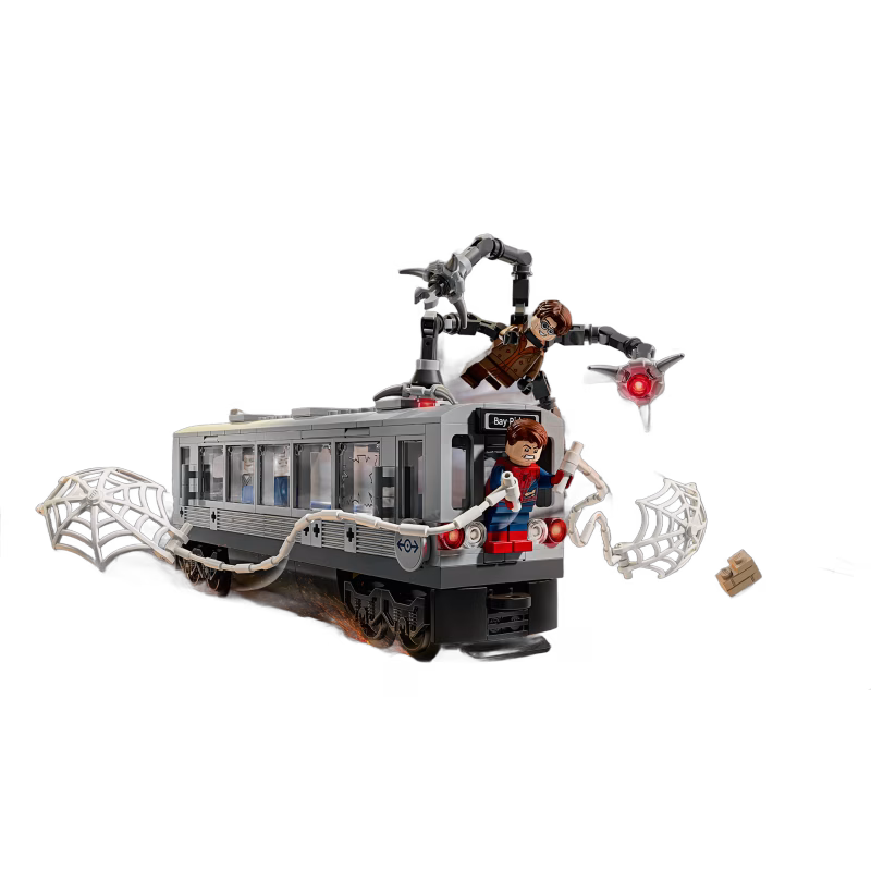 LEGO Super Heroes 76321 Spider-Man mot Doc Ock: tunnelbanescenen