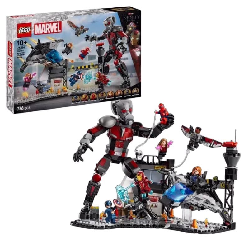 LEGO Super Heroes Marvel 76314 Captain America: Civil War actionstrid