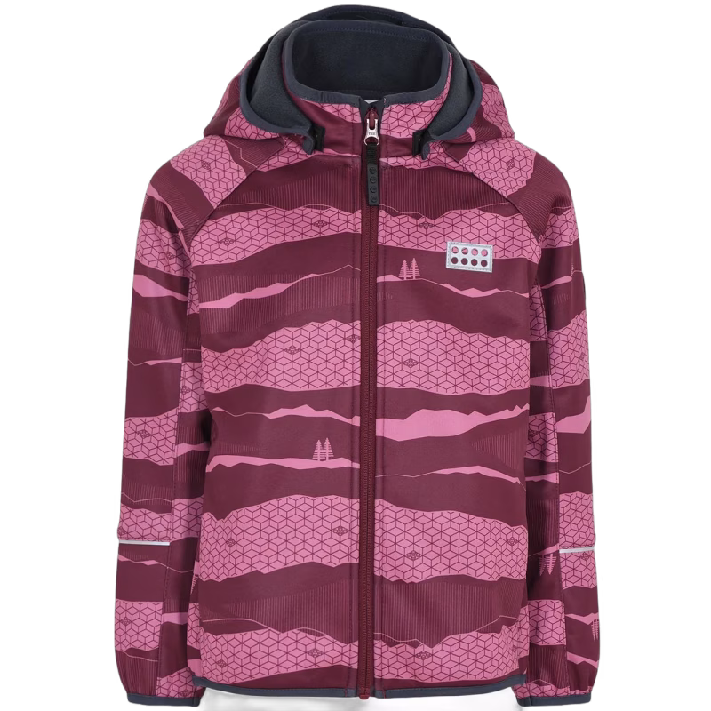 LEGO Wear Softshelljacka, Bordeaux, 104