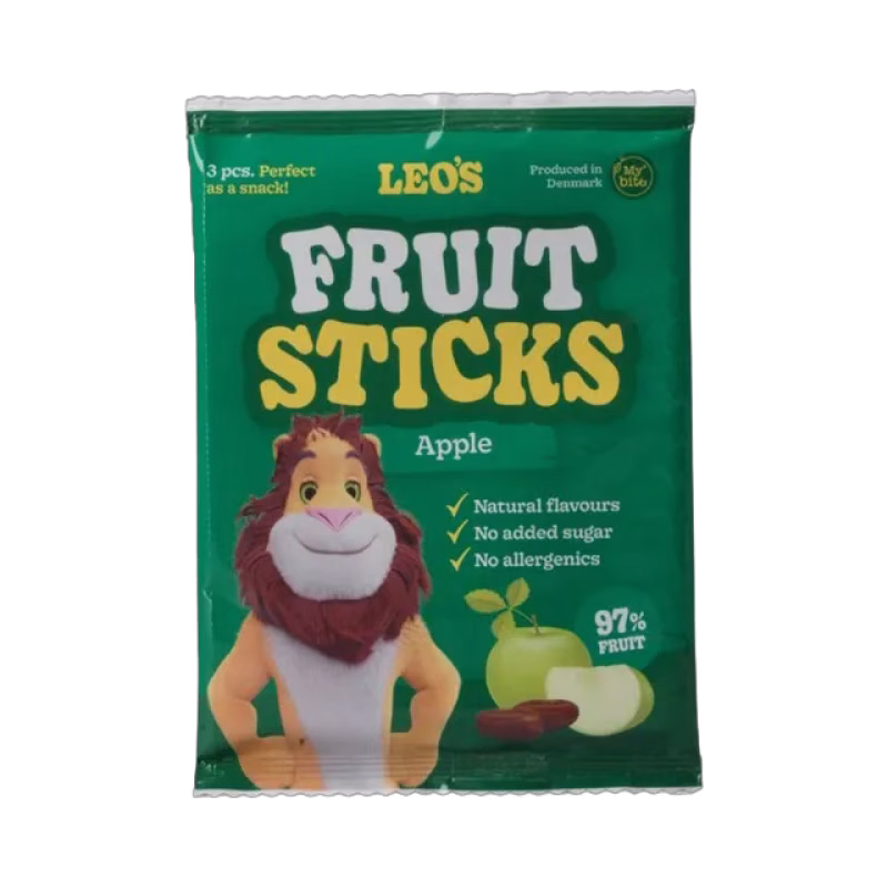 Leo's Fruit Sticks Apple 3-Pack 60 g