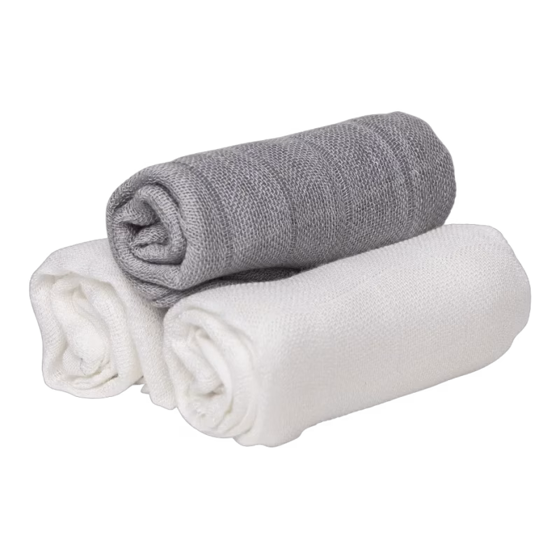 Les Enfants Snuttefilt 3-pack (Grå/Vit)