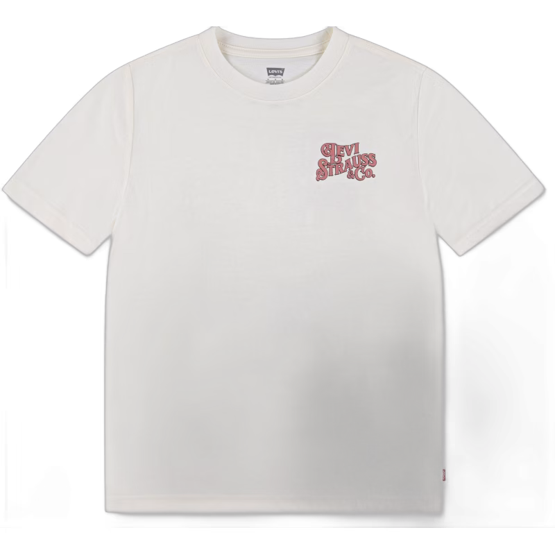 Levi's LVB Worn By Cowboys T-shirt, Egret, 176