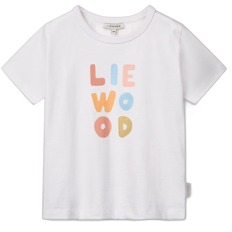 LIEWOOD Apia Placement T-shirt, Liewood Pale tuscany/Crisp white, 110