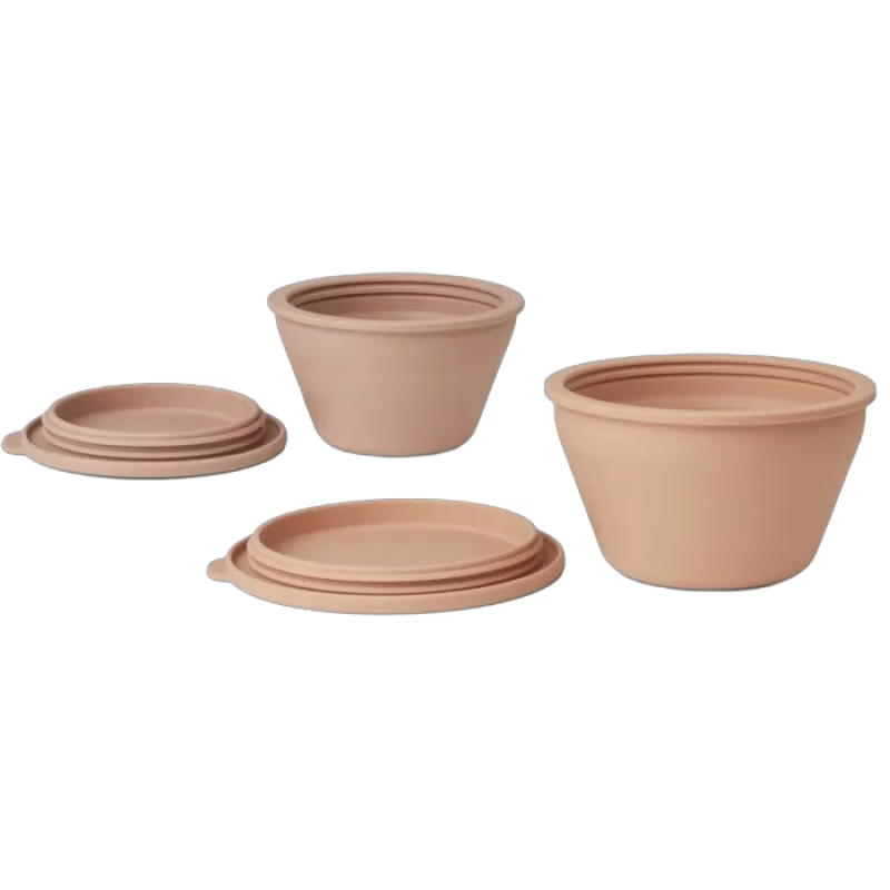 Liewood Dale Matlåda Ihopfällbar 2-pack (Tuscany Rose/Pale Tuscany)