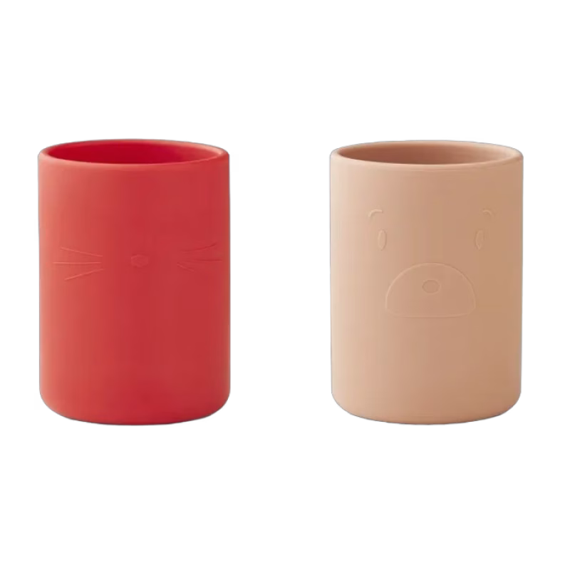 Liewood Ethan Mugg 2-pack (Apple Red/Tuscany Rose)