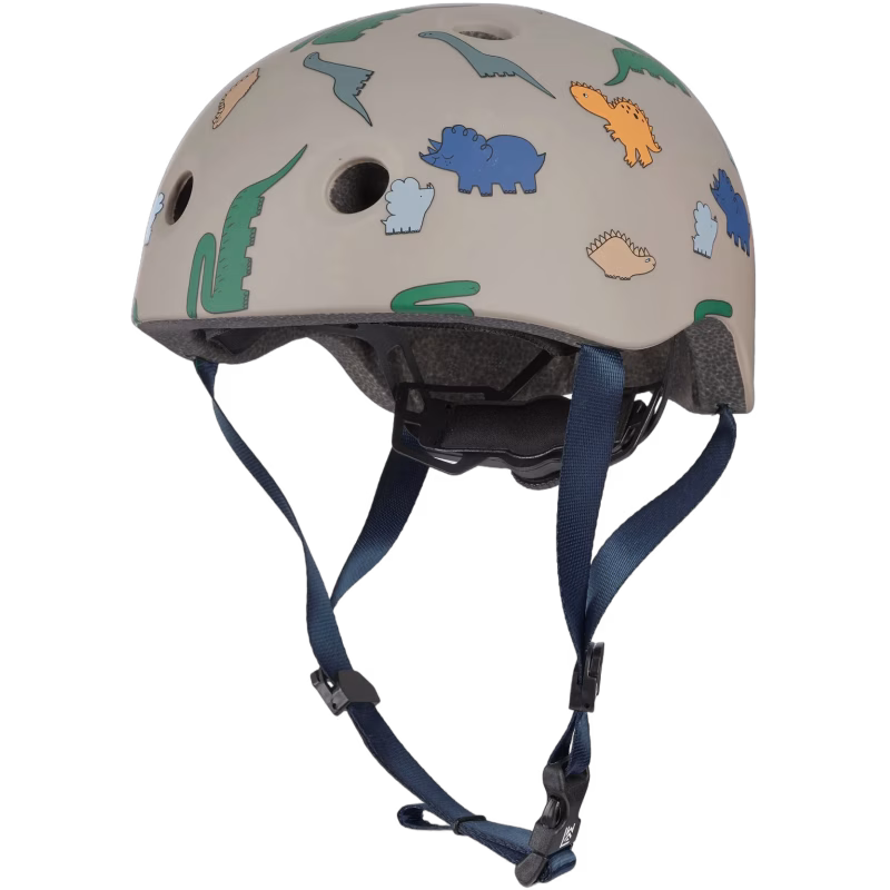 LIEWOOD Hilary Cykelhjälm för Barn 5 Mån-5 År, Dinosaurs/Mist, 48-52