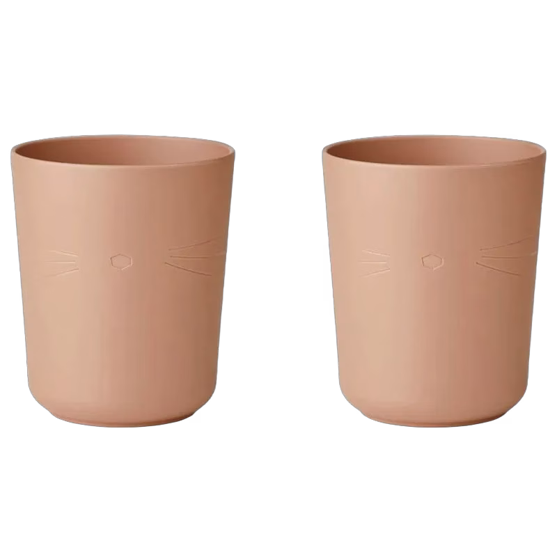 Liewood mugg Stine 2-pack, katt/pale tuscany