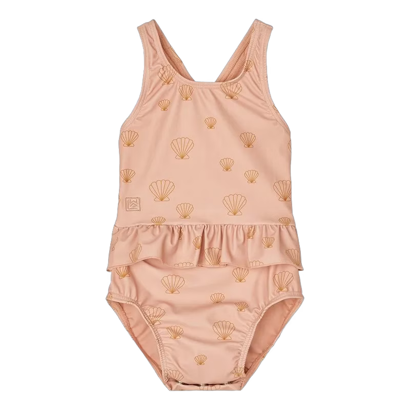 Liewood simdräkt Amina stl 68, sea shell/pale tuscany