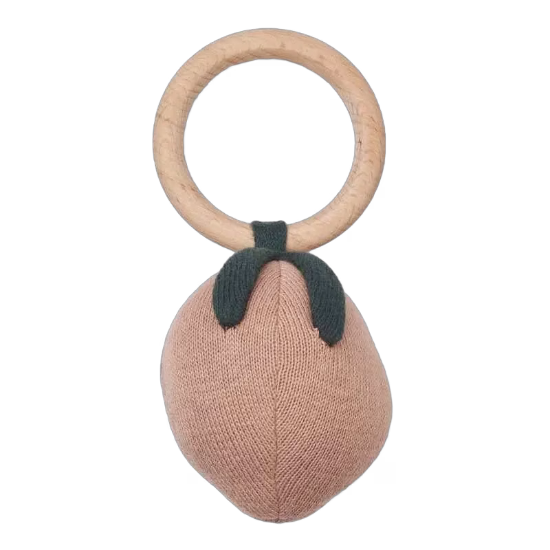 Liewood skallra stickad Aria, peach/pale tuscany multi mix