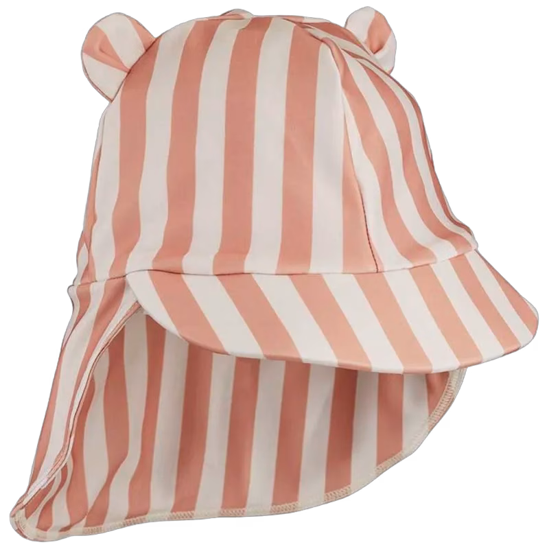 Liewood solhatt Senia stl 9-12 mån, stripe coral blush/creme, 9-12 mån