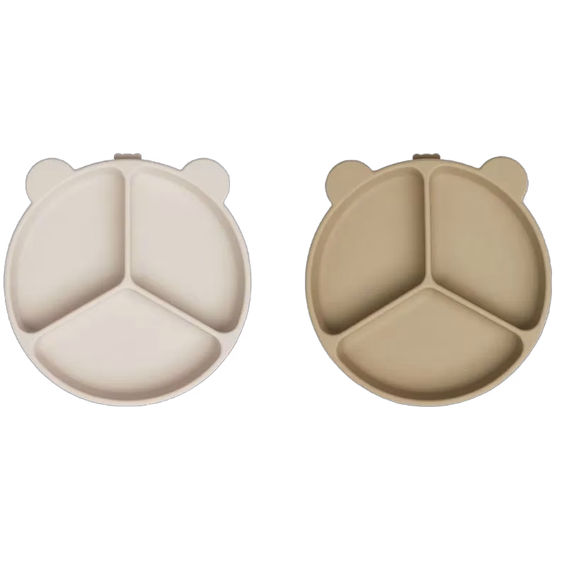 Liewood tallrik Stacy 2-pack, sandy/oat