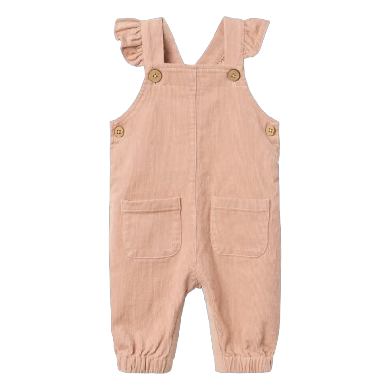 LIL' ATELIER Hängselbyxor Manchester Rugby Tan
