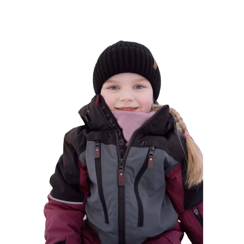 Lindberg Alpine Overall, Black/Cerise, 140