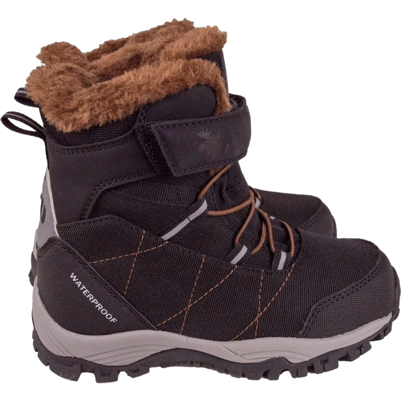 Lindberg Arctic Mid Vinterkängor, Black/Brown, 30