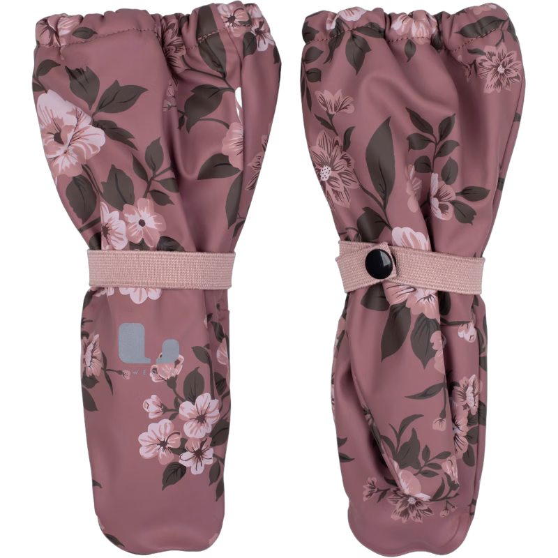 Lindberg Lekhyttan Fodrad Regnvantar, Rose/Brown, 2-4 År