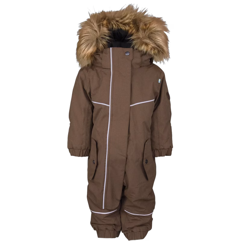 Lindberg Lofoten Babyoverall, Brun, 68