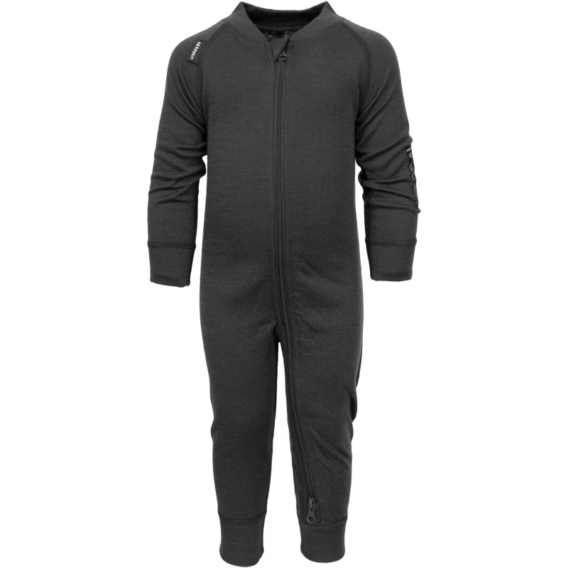 Lindberg Merino Underställ, Black Melange, 62-68