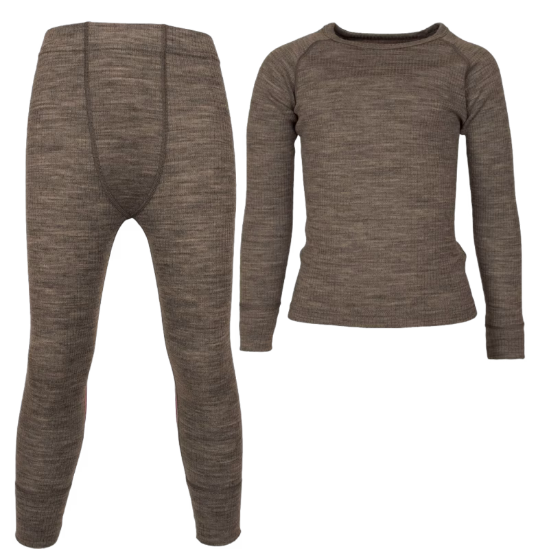 Lindberg Rib Merino Underställ, Potato, 120