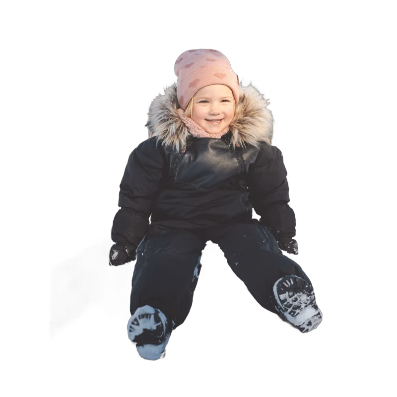 Lindberg Rocky Babyoverall, Svart, 56