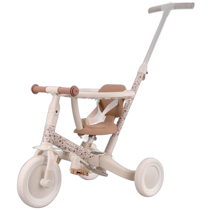 Little Dutch Trehjuling 4-in-1, Naturvit
