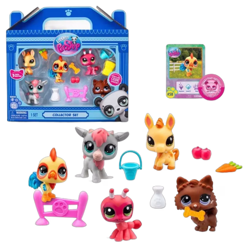 Littlest Pet Shop Farm Besties Figurer 5-pack