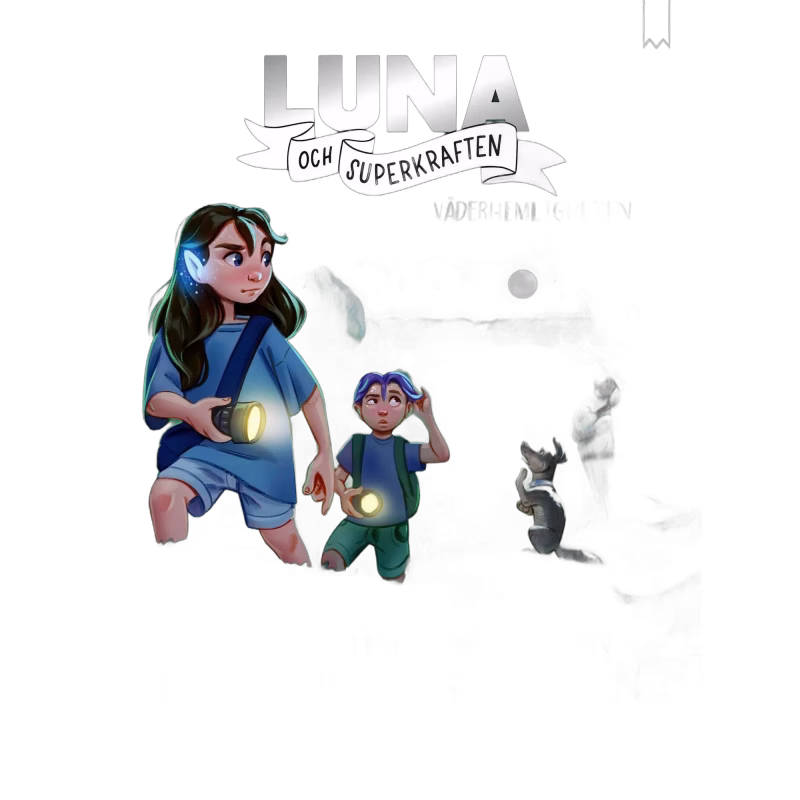 Luna &  Superkraften Bok 4 Väderhemligheten