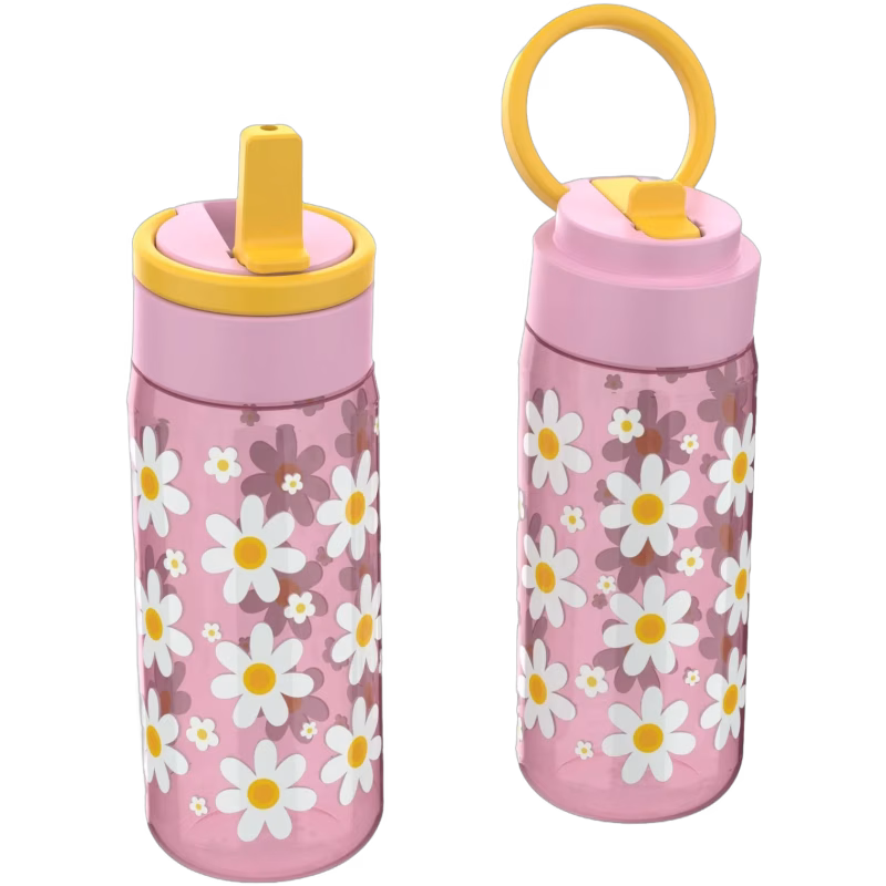 LunchBuddies Daisy Vattenflaska 600 ml, Pink