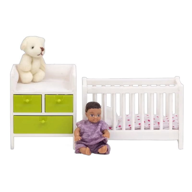 Lundby Spjälsäng och Skötbord