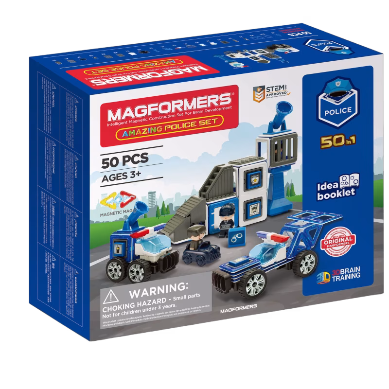 Magformers Byggsats Polis 50 delar