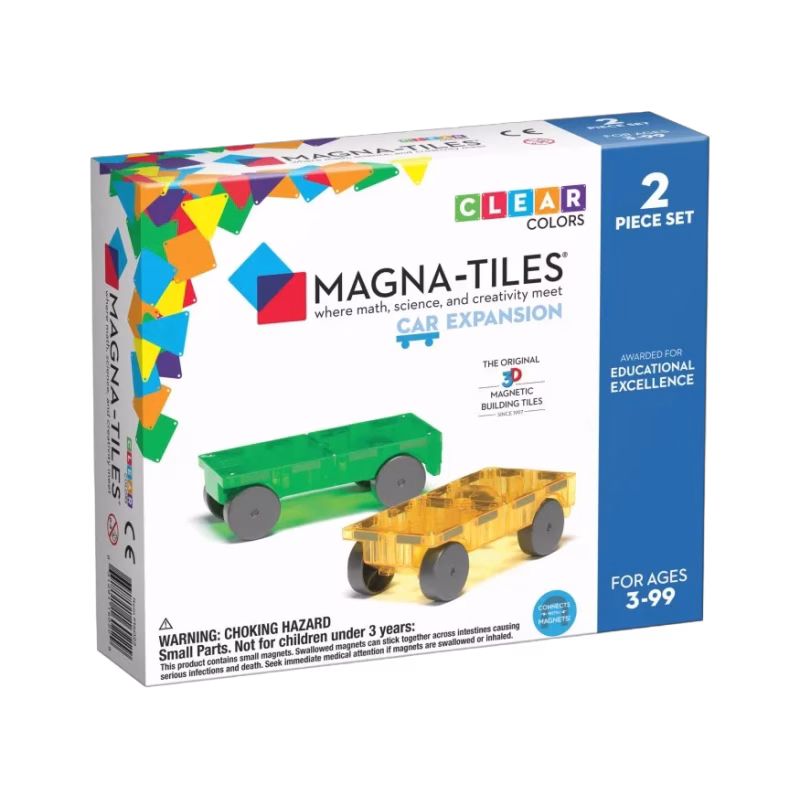 Magna-Tiles Bilar 2 delar tilläggssats