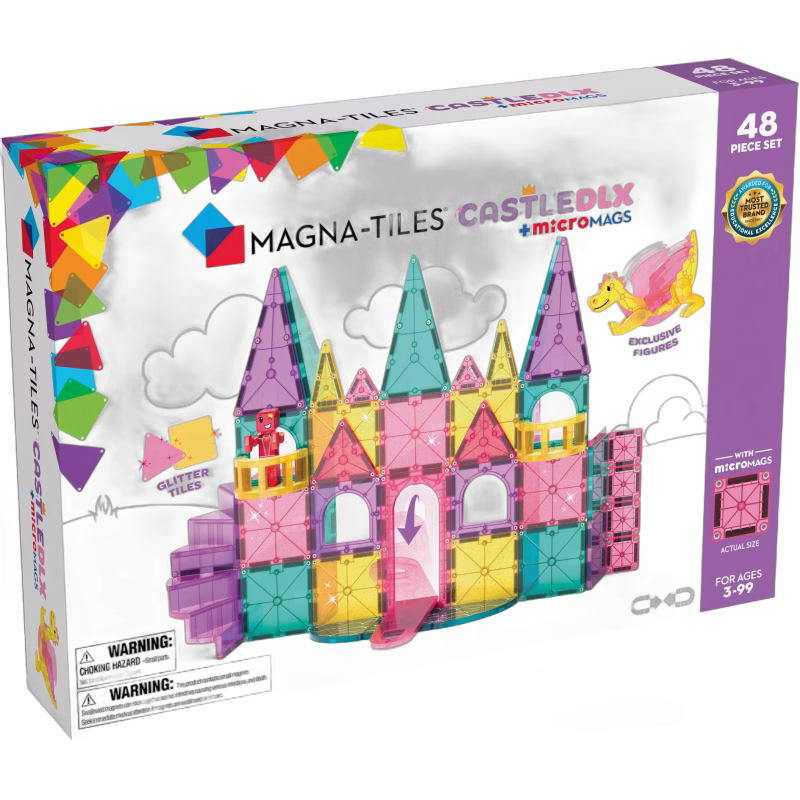 MAGNA-TILES Castle Deluxe Byggsats 48 Delar