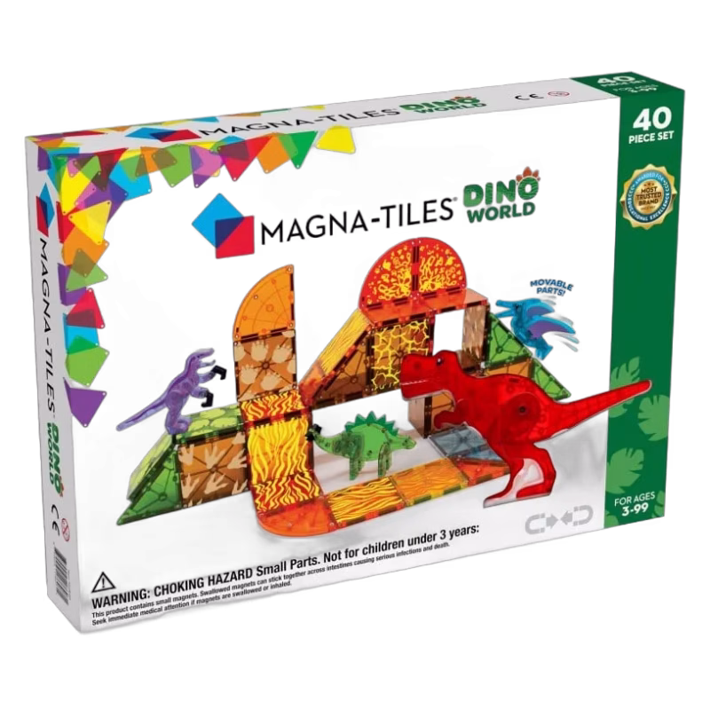 Magna-Tiles Dino World 40-delar