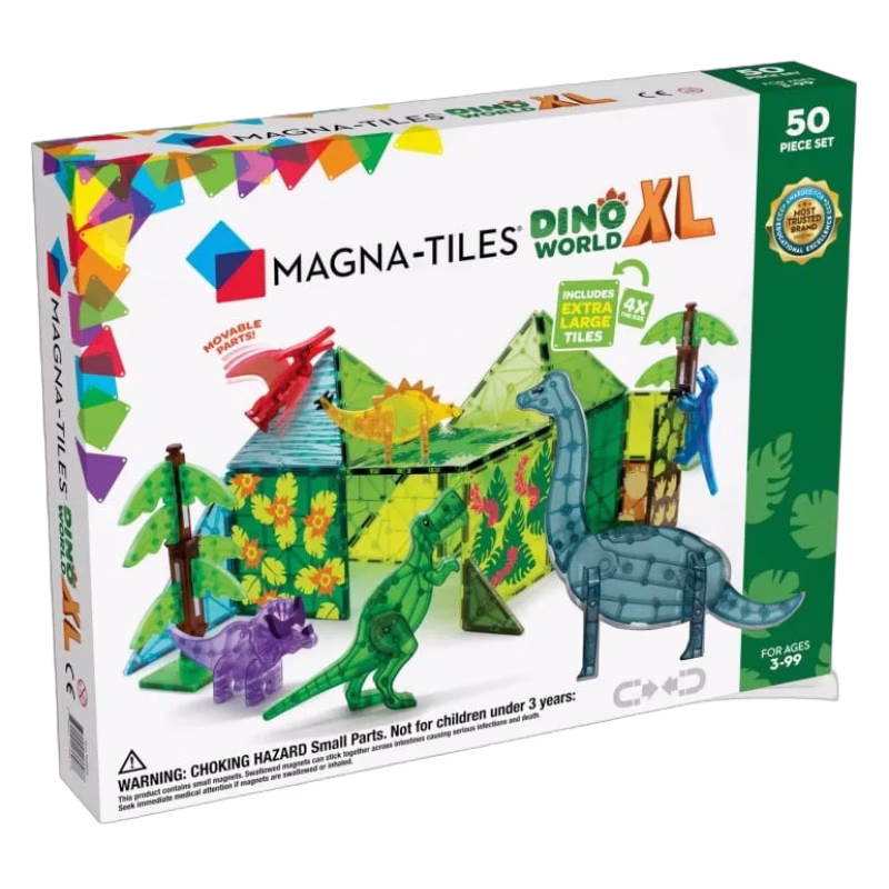 Magna-Tiles Dino World XL 50-delar