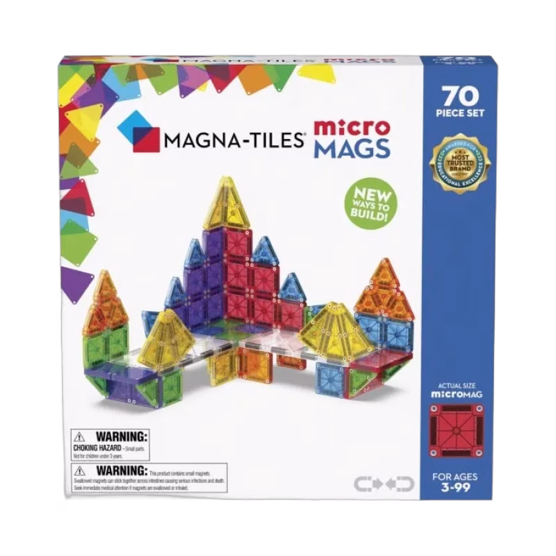 Magna-Tiles microMAGS 70-delar
